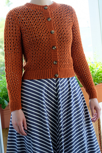 Cropped summer cardigan : r/knitting
