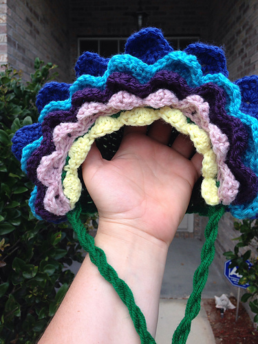 Ravelry: Flower Bonnet Hat pattern by Briana K Designs