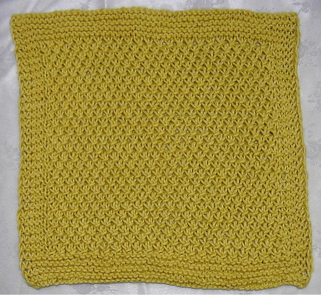 Ravelry Double Purled Square pattern by Tandy Imhoff Designs