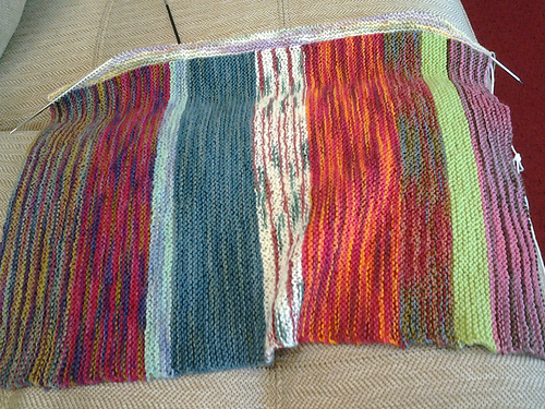 Itty Bitty Sock Yarn Bits Blanket photo 4
