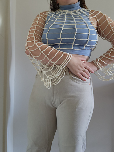 Spooky Scary Spiderweb Sweater photo 3