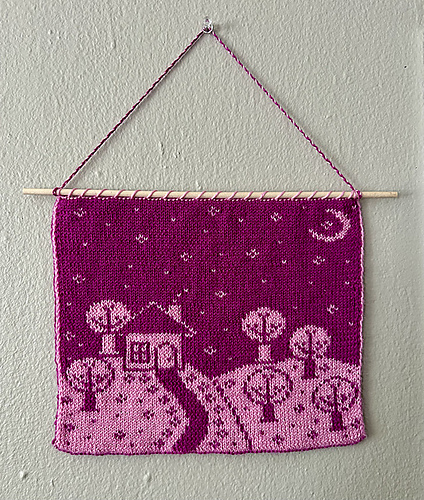 home in the hills double knit tapestry