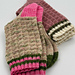 Triangle & stripes socks pattern 