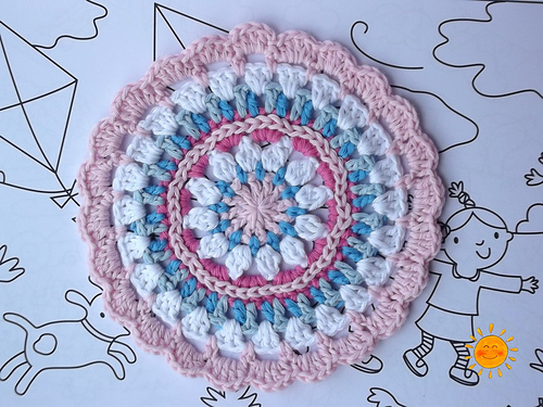 Liten vår mandala - soleila