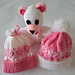 Pretty in Pink Hearts Hat pattern 
