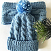 Baby's Cable Hat and Scarf Set pattern