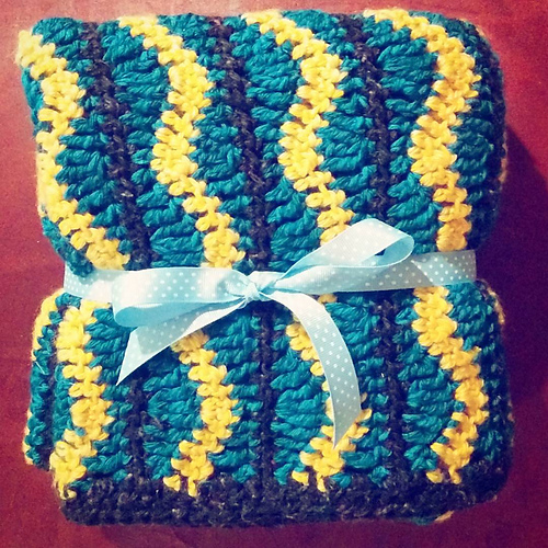 Ravelry Greyson Baby Blanket pattern by Tamara Kelly