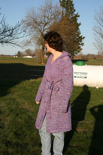 # 225 Neck Down Long Hooded Cardigan - sommelier