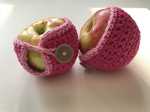 crochet apple cozy lefty (large) photo 1