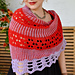 Brioche Petals Shawl pattern