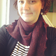 Hitchhiker shawl complete. #ravelry #instagram365