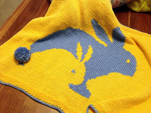 Ravelry: Baby Bunny Blanket pattern by Genevra Lee