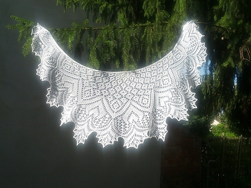 Jeg ser ild-lace-sjal - sparkye