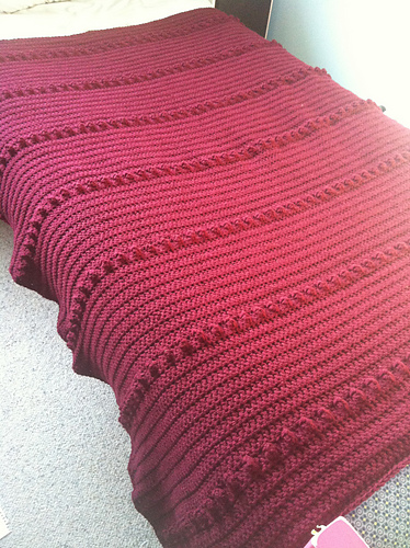 Popcorn Pattern Print Blanket