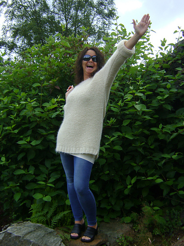 Mammas hjemmestrikkede genser! 