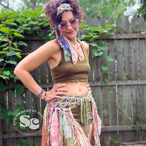 Flower of Life Headband & Pixie Skirt