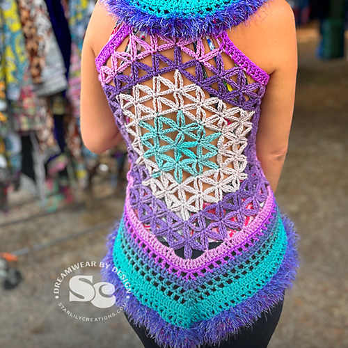 希少】Fano Studios Flower ribbon knit vest（2024_8_22_LIVE