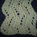 Beginner's lace scarf pattern 