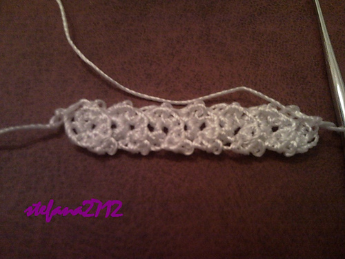 Romanian Point Lace- Wide cord with small dents photo 2