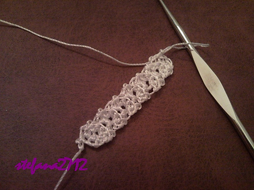Romanian Point Lace- Wide cord with small dents photo 4