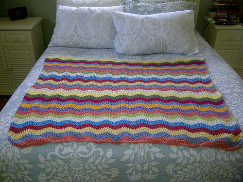 Ripple Effect Baby Blanket (crochet) photo 2