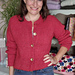 Gilet Framboise pattern 