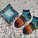 Glowing Gemstones Socks pattern 