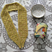 Sunflower Seed Scarf pattern 