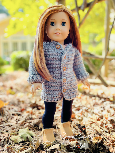 Cozy Cardigan for 18" Dolls photo 2