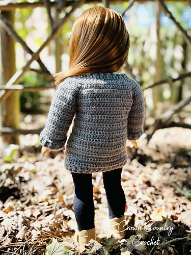 Cozy Cardigan for 18" Dolls photo 4