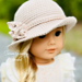 Derby Hat for 18" Dolls pattern 