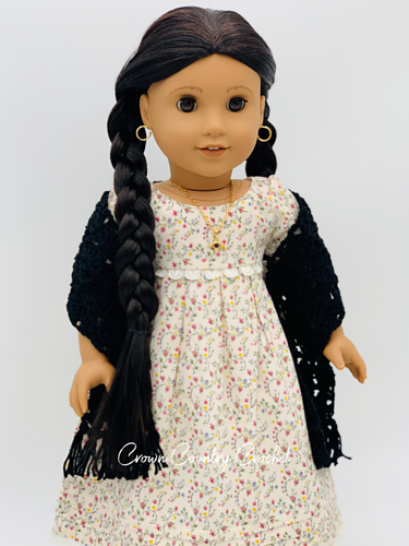 Fiesta Shawl for 18" Dolls photo 6