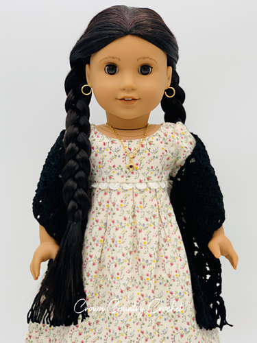 Fiesta Shawl for 18" Dolls photo 1