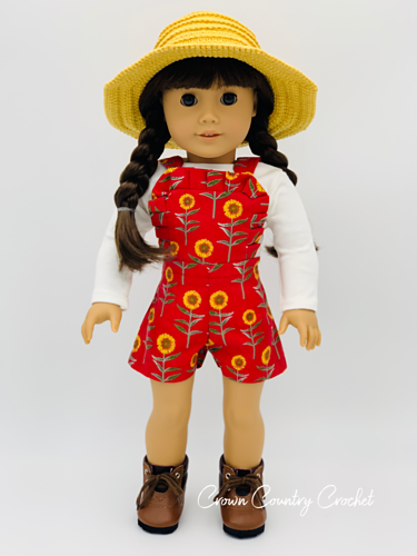 Farmer Hat for 18" Dolls photo 4
