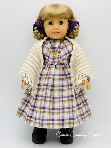 Woodland Shawl for 18" Dolls photo 7