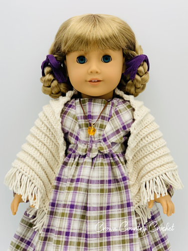 Woodland Shawl for 18" Dolls photo 6