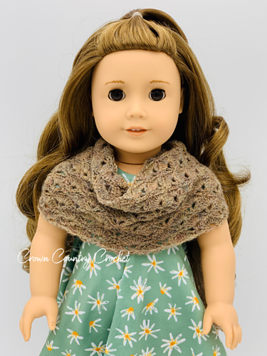 Lacy Shawl for 18" Dolls photo 5