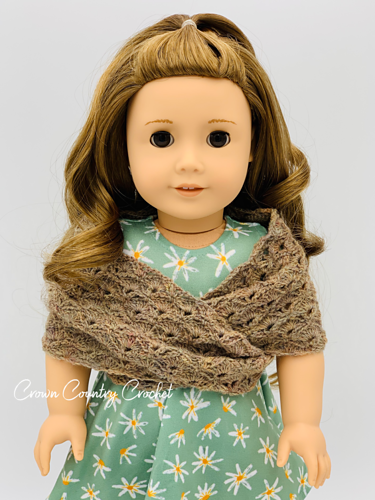 Lacy Shawl for 18" Dolls photo 4