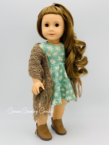 Lacy Shawl for 18" Dolls photo 2