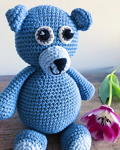 Bjørnar heklet bamse - Stine Oksvold