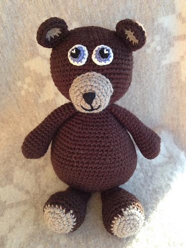 Bjørnar heklet bamse - Stine Oksvold