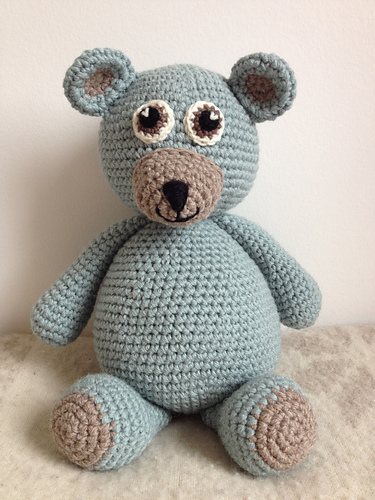 Bjørnar heklet bamse - Stine Oksvold