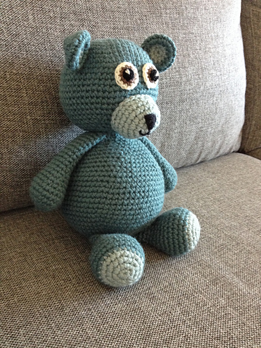 Bjørnar heklet bamse - Stine Oksvold