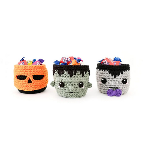 Halloween Basket Trio