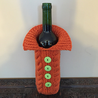 wine bottle holder sweater