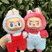 Cute Standing Monster Overalls pattern 