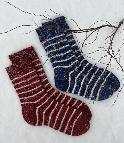 Tjukke Perleribb-sokker - Reidar Pettersen