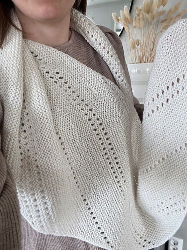 Perlesnor sjal - Christine Fjellheim