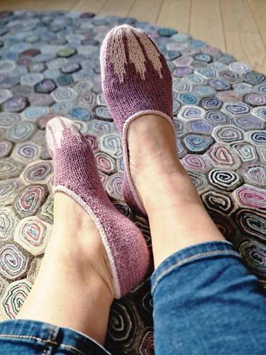 Suve slippers - StrikkeUlla