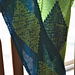 Blended Intarsia Diamond Scarf pattern 